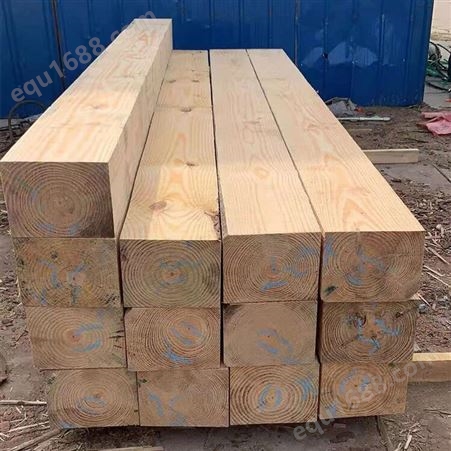 亿展木业 白松建筑浸油钢木基础垫木 易固定可定制